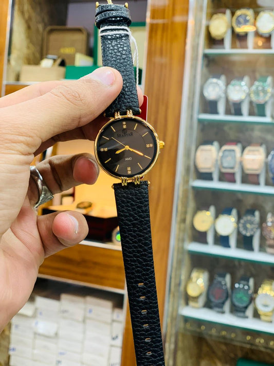 Ladies Small Leather Watch (Seastar)