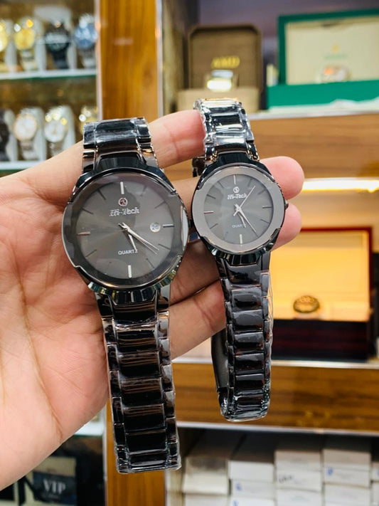 Hi-Tech Minimalist Couple Watch Pair