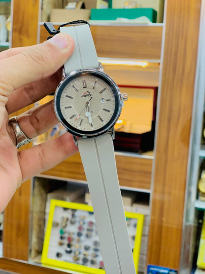 Sports Watch with Rubber Strap