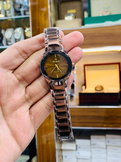 Hi-Tech Classic Gold Stainless Steel Watch