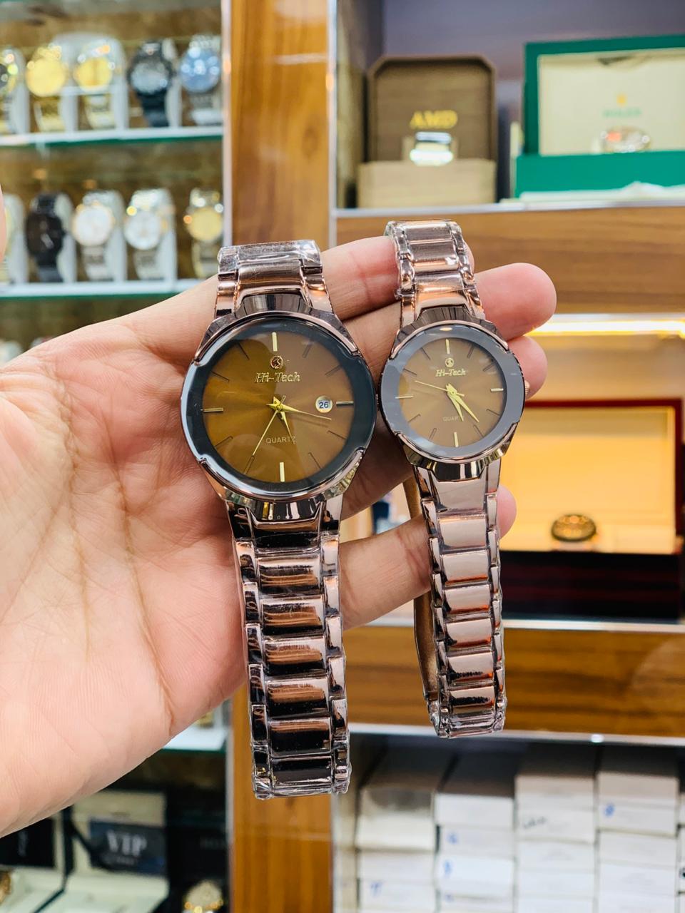 Hi-Tech Classic Gold Stainless Steel Watch